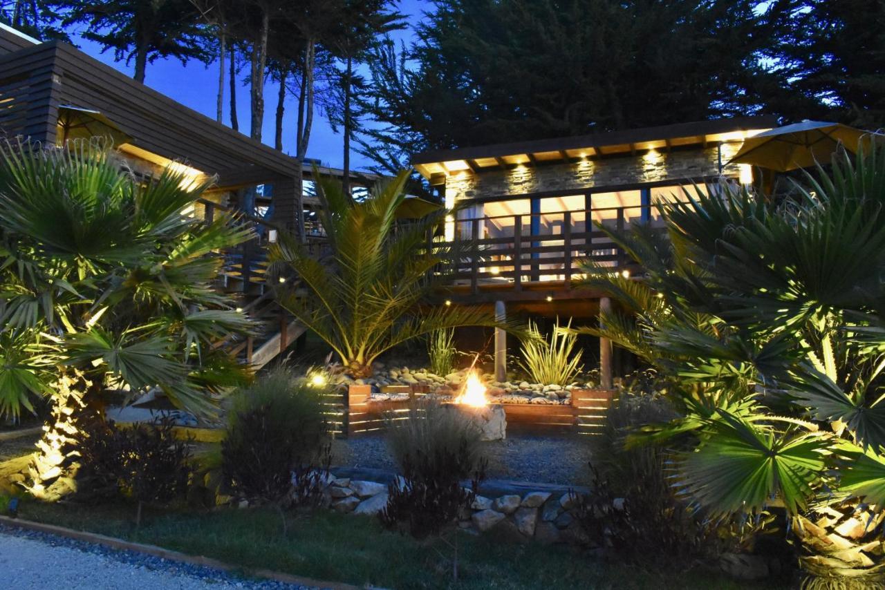 ---- Escapada De Lujo Para Dos ---- Casa Boutique Privada - Vistas Al Oceano - Parrilla Y Fogon En Quincho Privado - Insumos Desayuno - Tu Estadia Incluye Gratis 1 Sesion De Hidromasaje & Cromoterapia Bajo Las Estrellas En Jacuzzi Privado (Adults Onl Pichilemu Ngoại thất bức ảnh