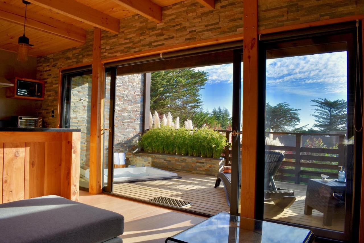 ---- Escapada De Lujo Para Dos ---- Casa Boutique Privada - Vistas Al Oceano - Parrilla Y Fogon En Quincho Privado - Insumos Desayuno - Tu Estadia Incluye Gratis 1 Sesion De Hidromasaje & Cromoterapia Bajo Las Estrellas En Jacuzzi Privado (Adults Onl Pichilemu Ngoại thất bức ảnh