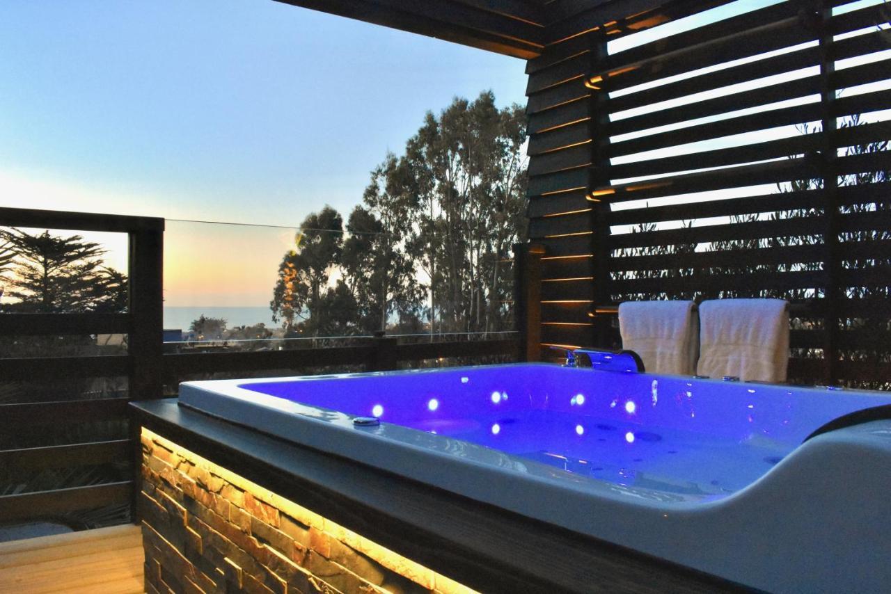 ---- Escapada De Lujo Para Dos ---- Casa Boutique Privada - Vistas Al Oceano - Parrilla Y Fogon En Quincho Privado - Insumos Desayuno - Tu Estadia Incluye Gratis 1 Sesion De Hidromasaje & Cromoterapia Bajo Las Estrellas En Jacuzzi Privado (Adults Onl Pichilemu Ngoại thất bức ảnh