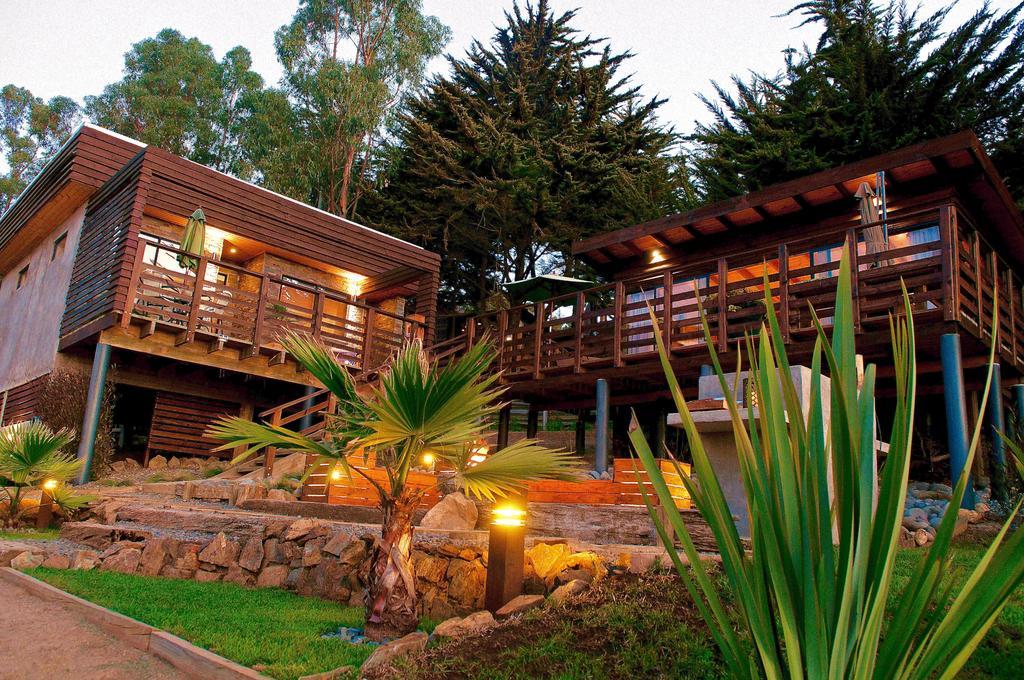 ---- Escapada De Lujo Para Dos ---- Casa Boutique Privada - Vistas Al Oceano - Parrilla Y Fogon En Quincho Privado - Insumos Desayuno - Tu Estadia Incluye Gratis 1 Sesion De Hidromasaje & Cromoterapia Bajo Las Estrellas En Jacuzzi Privado (Adults Onl Pichilemu Ngoại thất bức ảnh